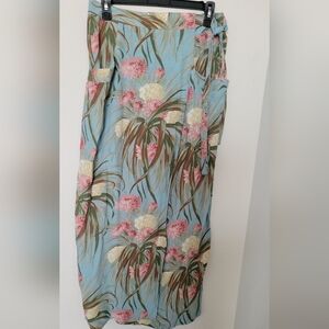 NWOT! KAREN KANE FLORAL WRAP SKIRT